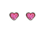 Studex System75 Heart Pink Surgical Stainless Steel Piercing Studs