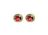 Studex System 75 Bezel Gold Plated Ruby Stud 3MM