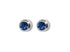 Studex System 75 Bezel Sapphire Stud S/S/S 3MM