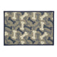 Loving Pets Happy Pet Bones Denim Fashion Feeding Mat for Dogs and Cats 45 x 30CM