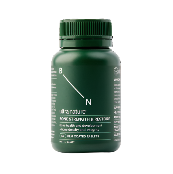Ultra Nature Bone Strength & Restore 60 Tablets