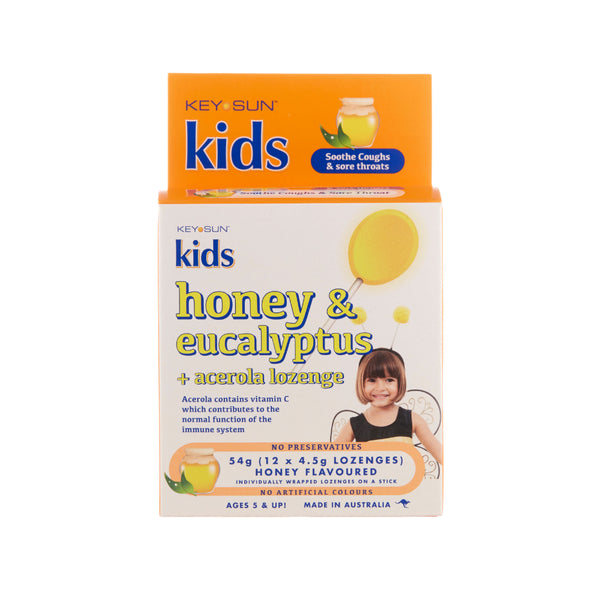 Key Sun Kids Honey & Eucalyptus + Vitamin C Lozenges