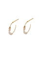 Zafino Elly Gold Hoop Earrings
