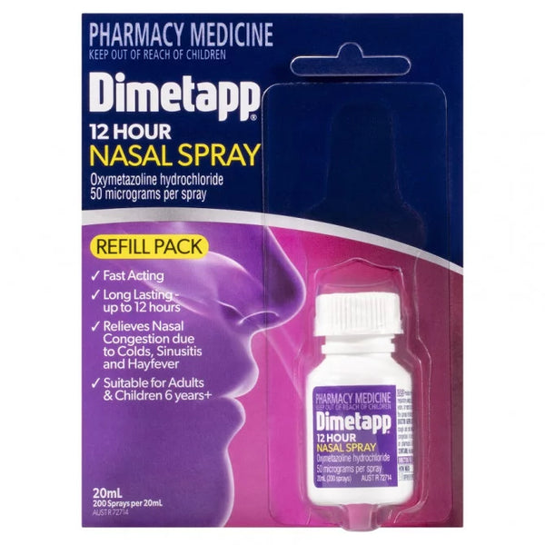 Dimetapp 12 Hour Nasal Spray Refill 20ml