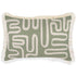 Escape to Paradise Cushion Cover Coastal Fringe Maze Sage 35CM X 50CM