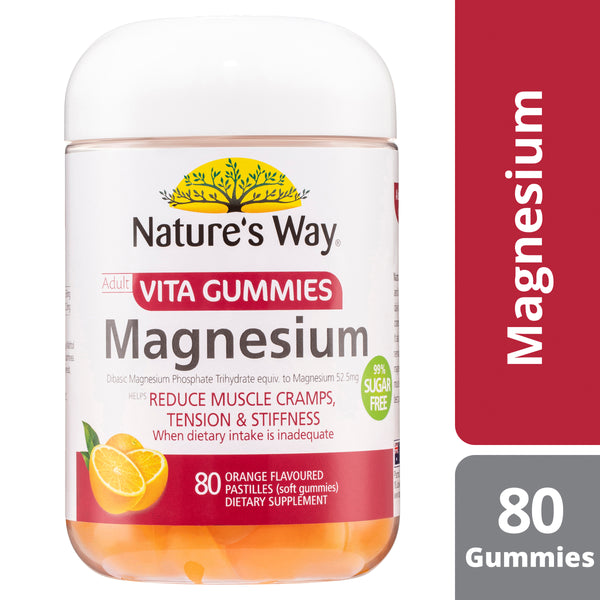 Natures Way Adult Vita Gummies Magnesium 80