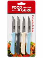 Food Guru Pairing Knife 4pce