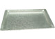 Winco Acrylic Rectangular Textured Tray Silver