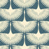 Tempaper x Genevieve Gorder Denim Blue Feather Flock Removable Peel and Stick Wallpaper 20.5 Inches X 16.5 Ft