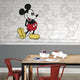 RoomMates Classic Mickey Mouse Spray and Stick Removable Wall Mural 10.5 x 6 Ft