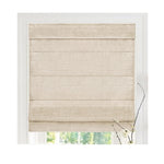 Chicology Roman Shades for Windows Belgian Flax 33in W x 64in H