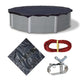 Blue Wave Bronze 8 Year 24 Foot Round Above Ground Pool Winter Cover