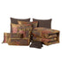 Chezmoi Collection Amelia 9 Piece Floral Jacquard Patchwork Comforter Set King