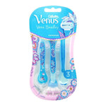 Gillette Venus Vera Bradley Designer Disposable Razors 3 Pack