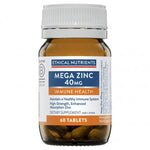 Ethical Nutrients Mega Zinc 40 Mg 60 Tablets