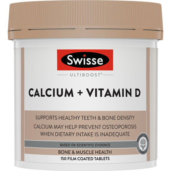 Swisse Ultiboost Calcium + Vitamin D Tablet 150