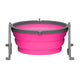 Loving Pets Bella Roma Collapsible Silicone Travel Bowl for Dogs and Cats in Pink