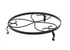 Garden Trend Forged Metal Pot Plant Stand Black 30CM X 6CM