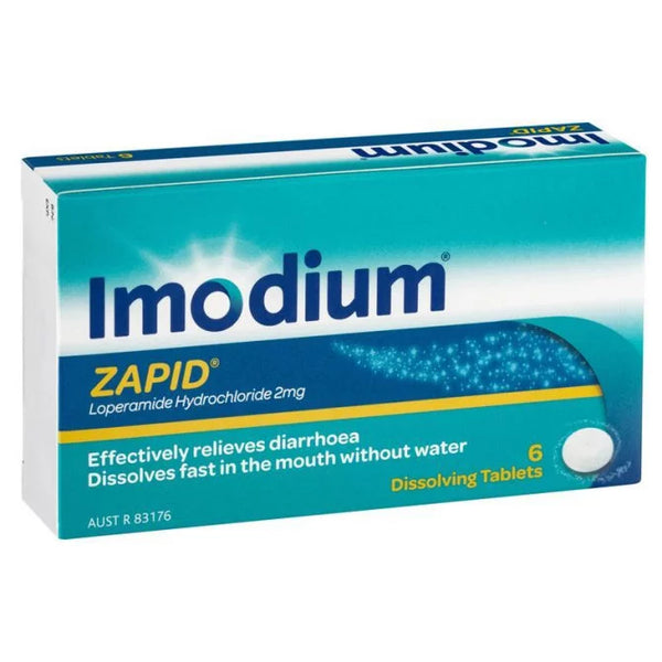 Imodium Zapid 2mg Tablets 6