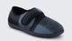 Homyped Ando Mens Memory Foam Slipper in Blue Check Size 8