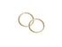 Adnohr Sleeper Facet Medium 14Mm 22Ct Gold Pl 865