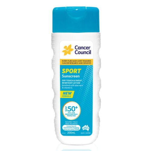 Cancer Council Spf 50 Sport Dry Touch & Sweat Resistant 200 ml