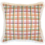 Escape to Paradise Cushion Cover Coastal Fringe Colour Mesh White 60CM x 60CM