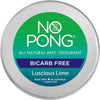 No Pong Luscious Lime Bicarb Free Natural Deodorant 35g