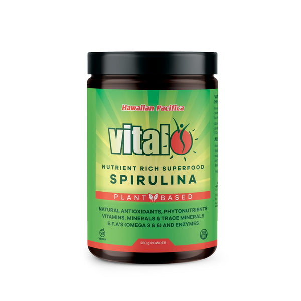 Vital Plant Based Hawaiian Pacifica Nutrient Rich Superfood Spirulina 250g