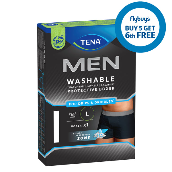 Tena Mens Washable Boxer Large