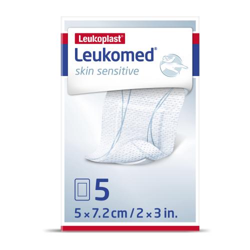 Leukomed Skin Sensitive 5 X 7.2Cm 5 Pack