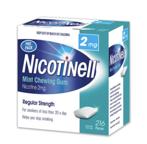 Nicotinell Gum 2MG Mint 216 Pbs Pack