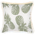 Escape to Paradise Cushion Cover Coastal Fringe Pineapples Sage 45CM X 45CM