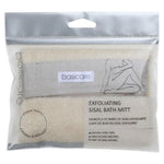 Basicare Exfoliating Sisal Bath Mitt 13cm x 20cm