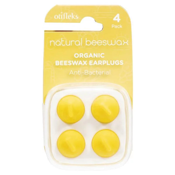 Otifleks Natural Beeswax Earplugs 4 Pack