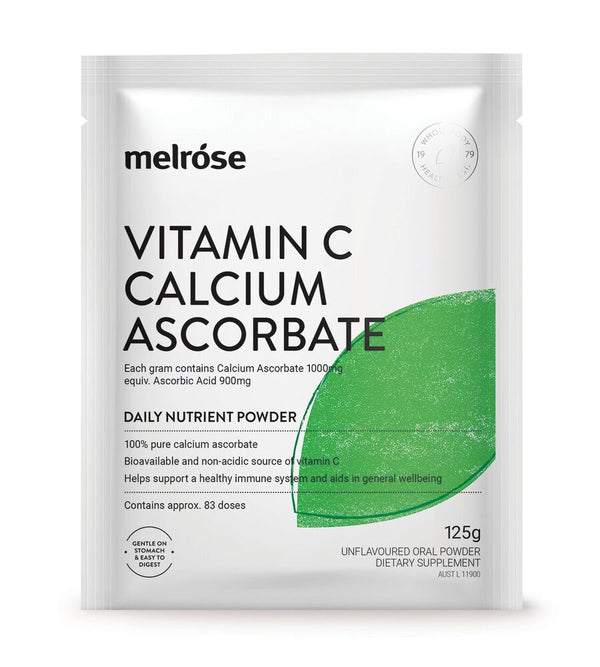 Melrose Vitamin C Plus Calcium Ascorbate 125g