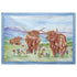 L & P Home & Gifts Highland Cow Tea Towel 70cm X 52cm