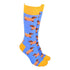 Sock Society Novelty Socks Unisex One Size Hot Dogs 1 Pair