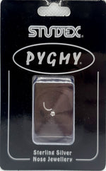 Adnohr Pygmy Nose Stud Surgical Stainless Steel Cubic Zirconia