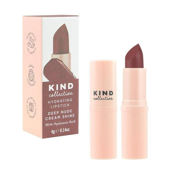 Kind Collective Hydrating Lipstck Deep Nude Shine