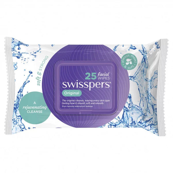 Swisspers Facial Wipes Original 25