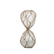 Habitania Days Hourglass With Rope Clear & Natural 8x20cm