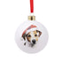 Splosh Christmas Jack Russell Terrier Round Bauble Ornament 7.5cm