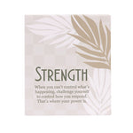 Tuscan Sun Strength Verse Plaque 140MM X 120MM