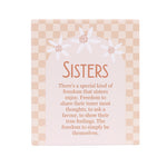 Tuscan Sun Sister Verse Plaque 140mm X 120mm
