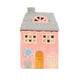 Splosh Cottage Grove Medium Pink Village House Ceramic Collectible 7.5 X 6 X 12cm