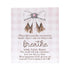 Saddle & Bloom Breathe Verse Ceramic Plaque