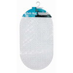 Bath Mat Oval Non Slip Soft Absorbent Bathroom Shower Floor Rug Carpet Washable