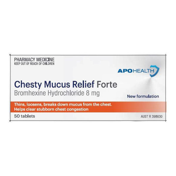 Aph Chesty Mucus Relief 8Mg50 Tablets