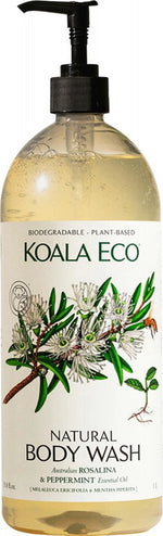 Koala Eco Natural Body Wash Rosalina and Peppermint 1L